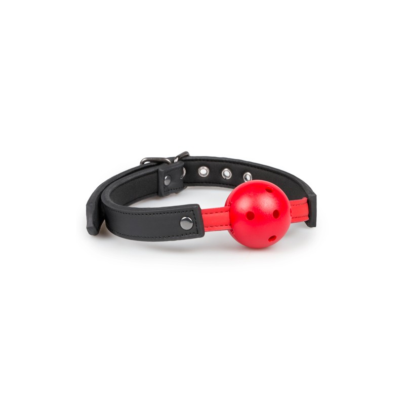 Knebel-Ball Gag With PVC Ball - Red